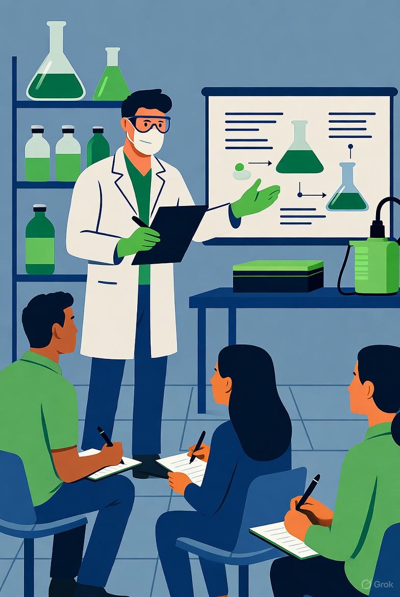 Scène de formation professionnelle en gestion des nuisibles chez PBA School